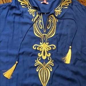 Lilly Pulitzer blue cover up